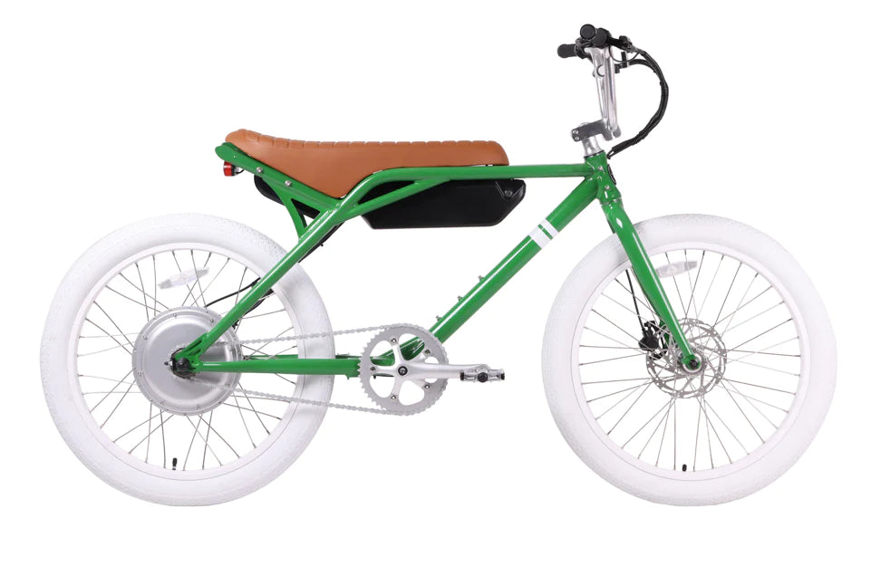 Solé E-24 Electric Bikes Ballona (Green/White)-Buy Now-Radical eBikes Solé E-24 Electric Bikes Ballona (Green/White)-Buy Now-Radical eBikes