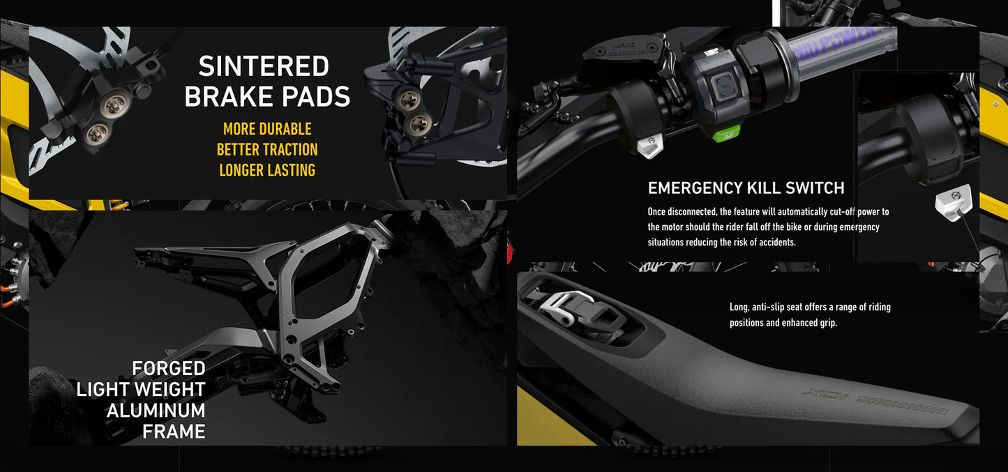 NIU XQi3 ELECTRIC DIRTBIKE "WILD VERSION"