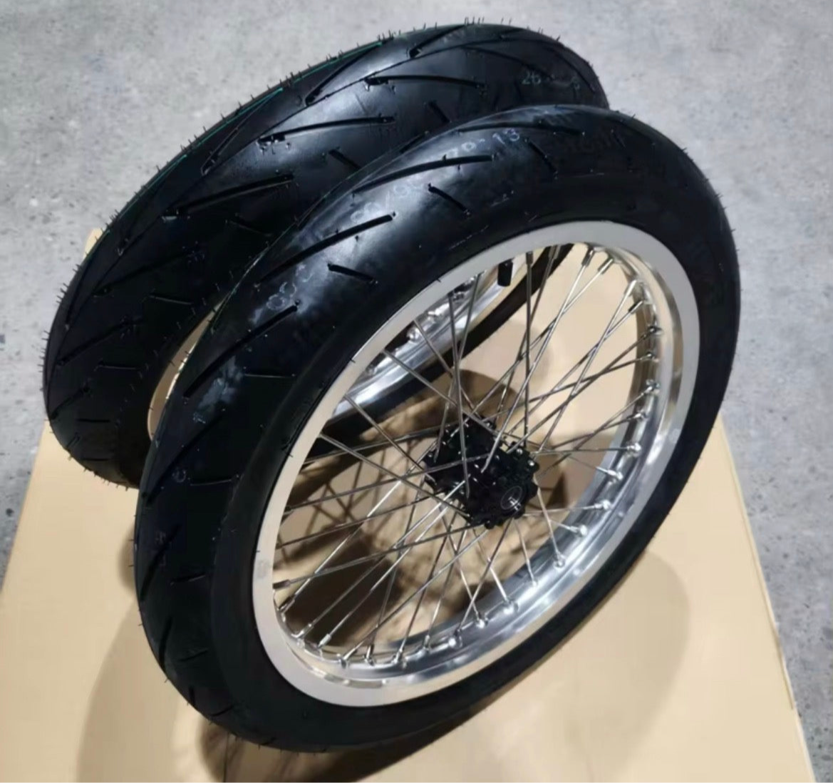 CUSTOM! Supermoto Wheel Set For Surron LBX/E Ride Pro SS 2.0