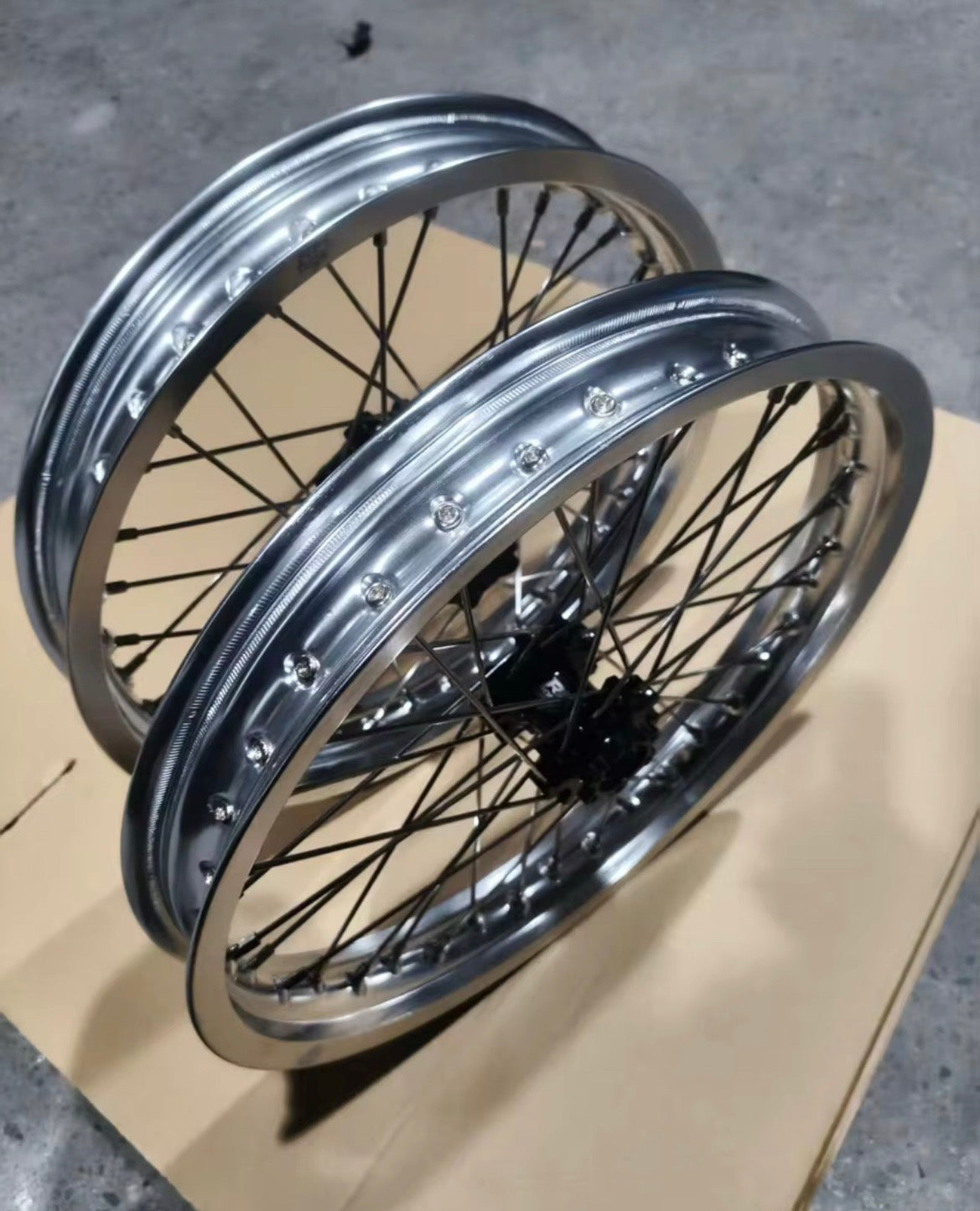 CUSTOM! Supermoto Wheel Set For Surron LBX/E Ride Pro SS 2.0
