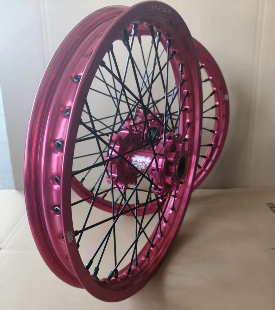 CUSTOM! Supermoto Wheel Set For Surron LBX/E Ride Pro/Talaria XXX, MX3, MX4, MX5