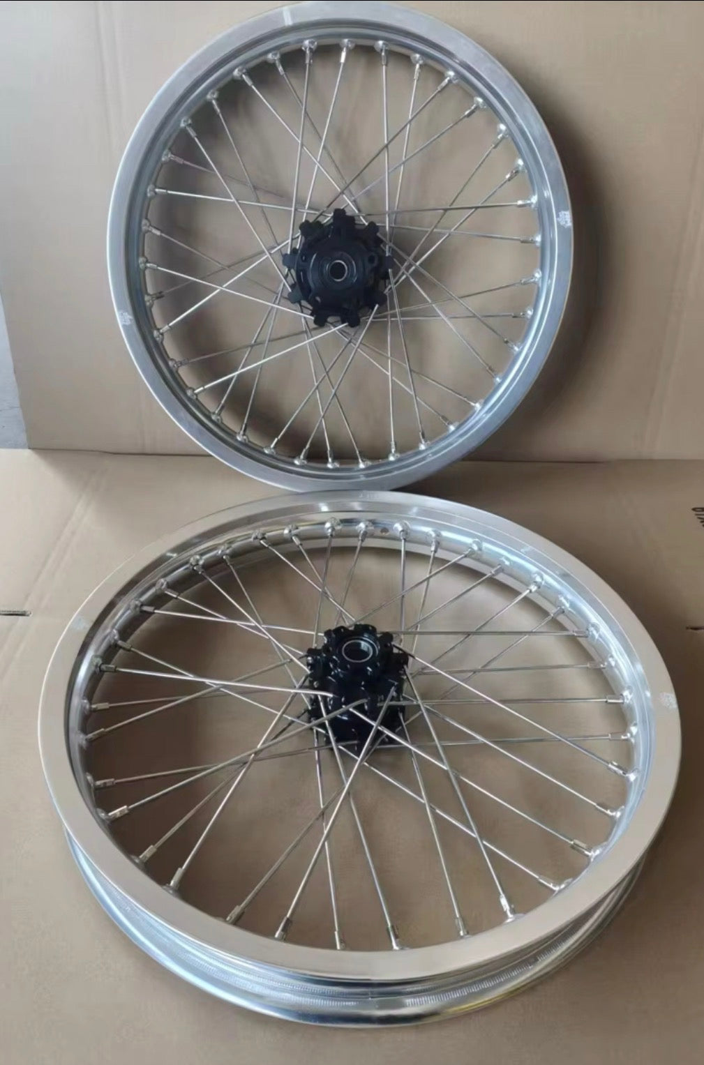 CUSTOM! Supermoto Wheel Set For Surron LBX/E Ride Pro/Talaria XXX, MX3, MX4, MX5