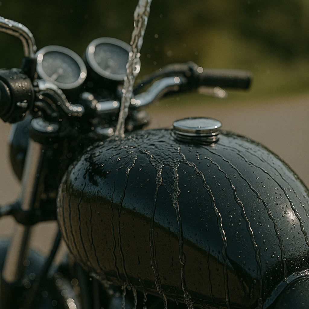 WASH&WHIPS MotoPro Motorcycle Detailing Kit - Bug Remover, Leather Care, Ceramic Spray