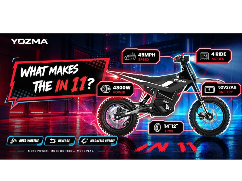 YOZMA IN11 Wheelie Mode!