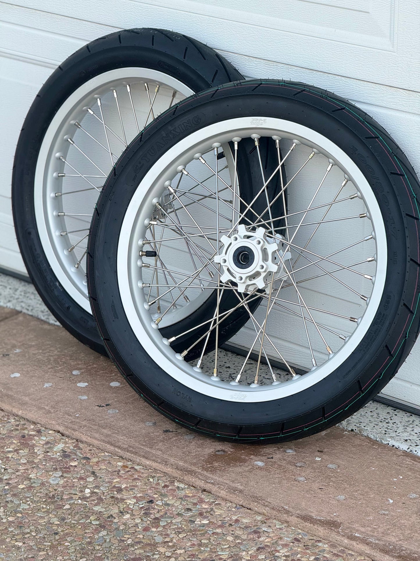 CUSTOM! Supermoto Wheel Set For Surron LBX/E Ride Pro SS 2.0