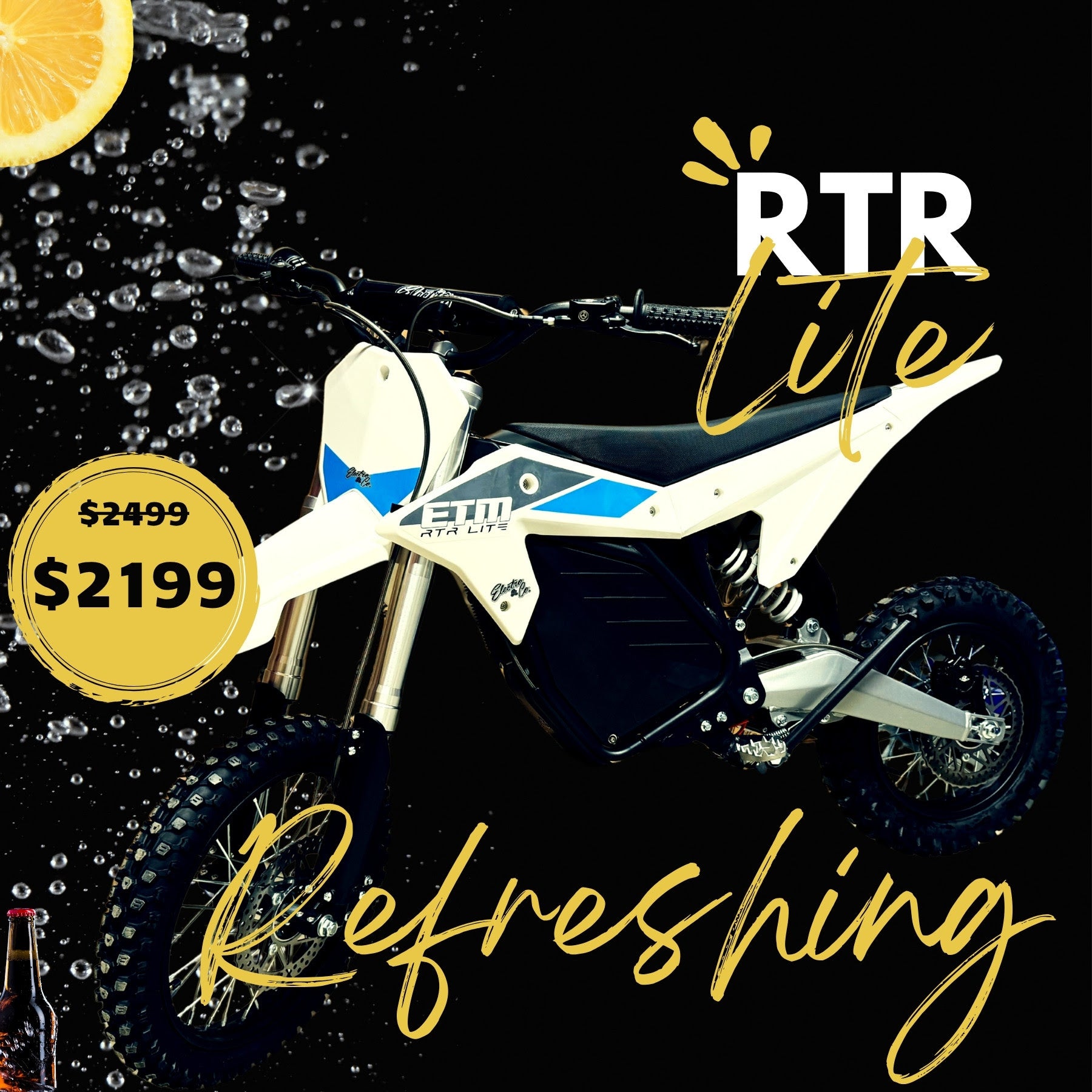 Yellow Rtr Lite ETM RTR LITE 60V 5KW – Radical eBikes